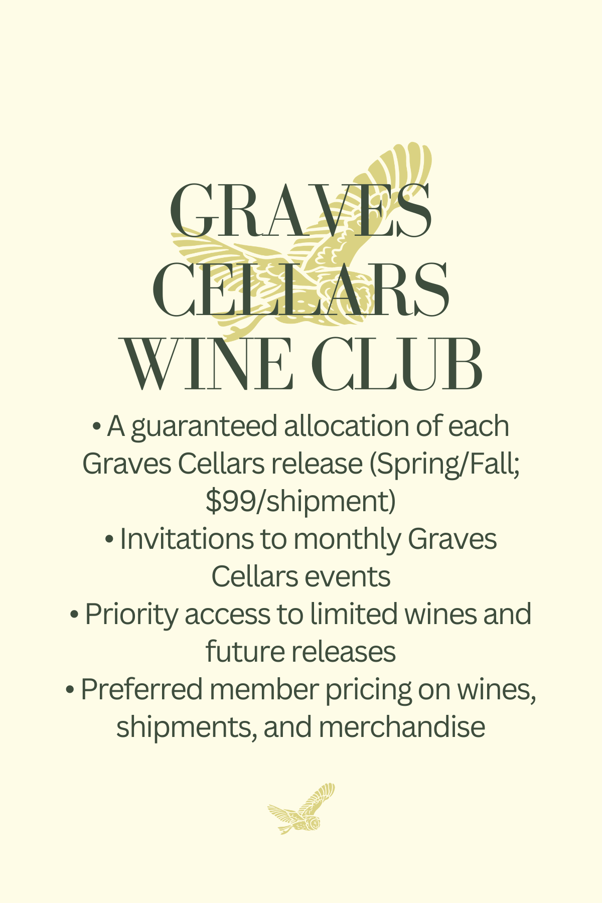 Graves Cellars Wine Club