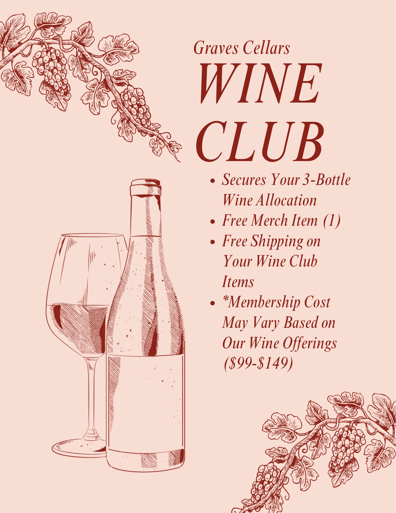 Graves Cellars Wine Club